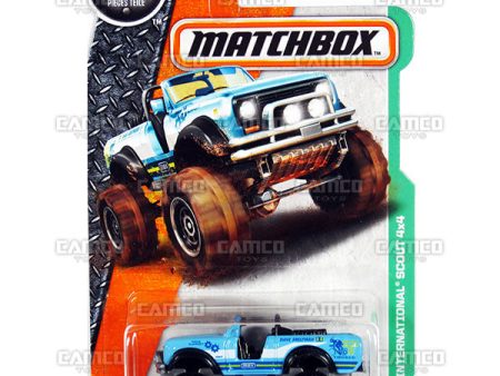 International Scout 4x4 #116 blue - 2017 Matchbox Supply