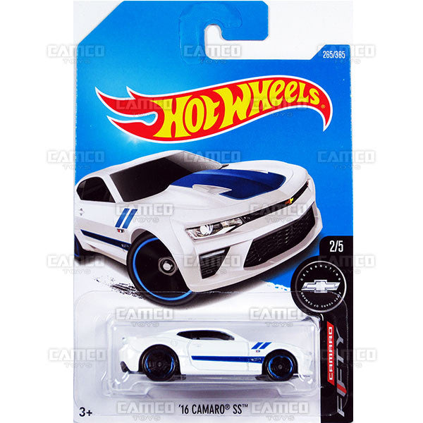 16 Camaro SS #265 white - 2017 Hot Wheels Cheap