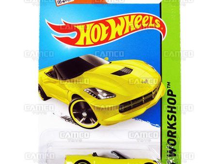 14 Corvette Stingray #216 yellow - 2015 Hot Wheels Online