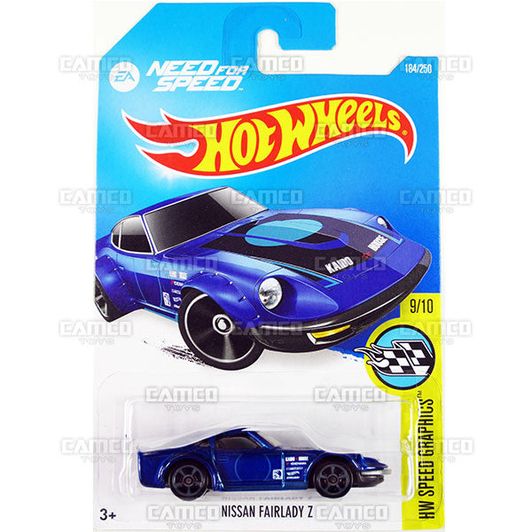 Nissan Fairlady Z #184 blue - 2016 Hot Wheels Fashion