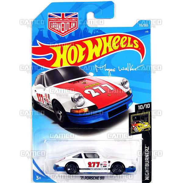 71 Porsche 911 #115 white - 2018 Hot Wheels Online Sale