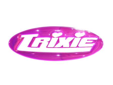 New Trixie Logo Domed Sticker For Sale