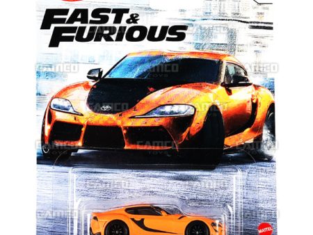 Toyota GR Supra #5 orange - 2021 Hot Wheels (Fast Superstars) Fashion