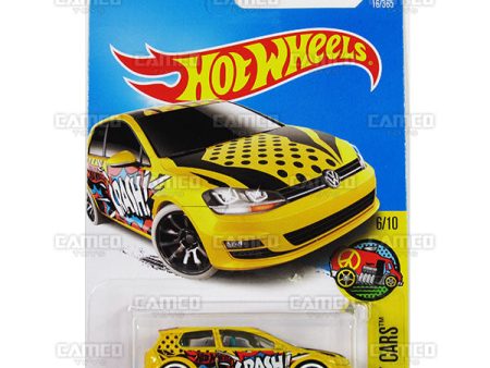 Volkswagen Golf MK7 #16 yellow - 2017 Hot Wheels Online