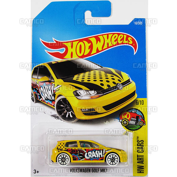 Volkswagen Golf MK7 #16 yellow - 2017 Hot Wheels Online