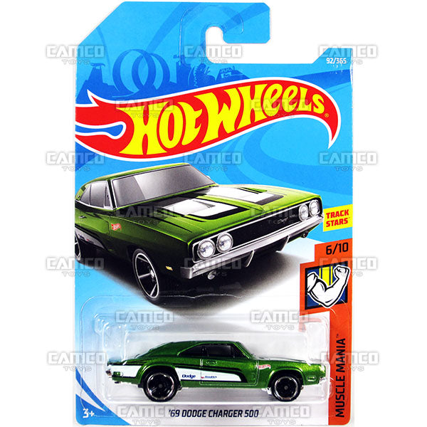 69 Dodge Charger 500 #92 green - 2018 Hot Wheels Discount