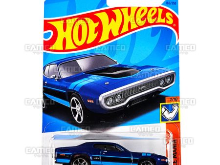 71 Plymouth GTX #166 blue - 2023 Hot Wheels Discount