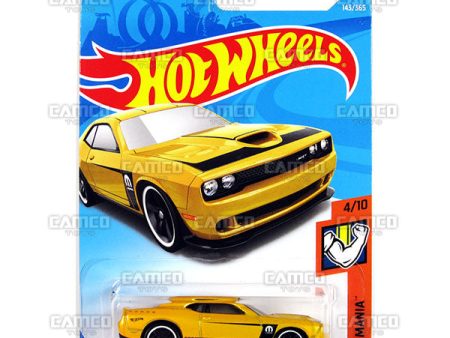 15 Dodge Challenger SRT #143 yellow - 2018 Hot Wheels Supply