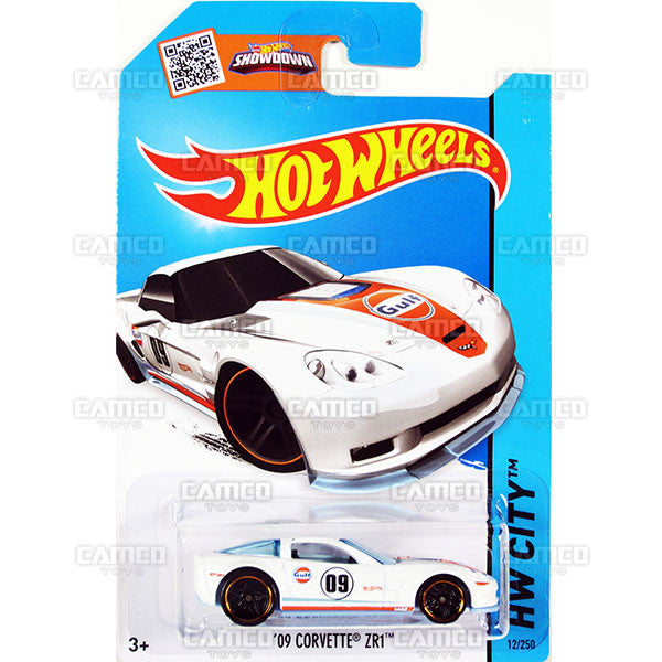 09 Corvette ZR1 #12 white Gulf - 2015 Hot Wheels Online Sale