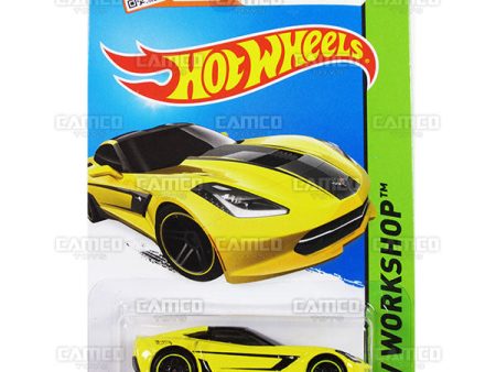 14 Corvette Stingray #233 yellow - 2015 Hot Wheels For Discount