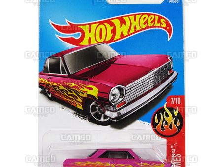 63 Chevy II #14 pink - 2017 Hot Wheels Cheap