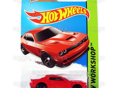 15 Dodge Challenger SRT #235 red - 2015 Hot Wheels Supply