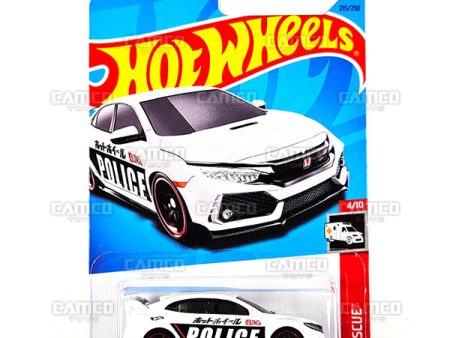 2018 Honda Civic Type R #215 white - 2023 Hot Wheels Online Sale