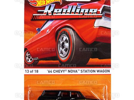 64 Chevy Nova Station Wagon - 2015 Hot Wheels (Redline) on Sale