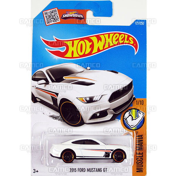 2015 Ford Mustang GT #121 white - 2016 Hot Wheels Hot on Sale