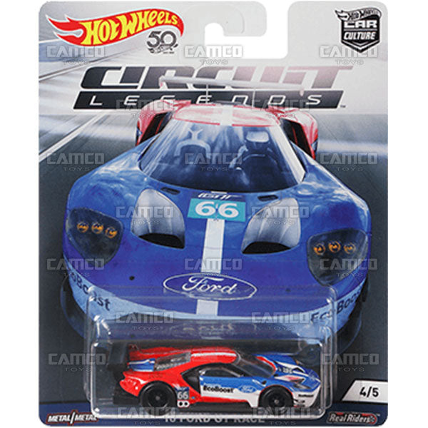 16 Ford GT Race - 2018 Hot Wheels (Circuit Legends) Fashion