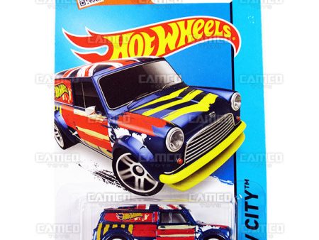 67 Austin Mini Van #27 blue - 2015 Hot Wheels Fashion