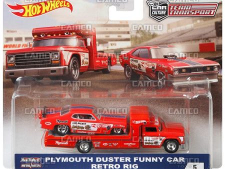 Plymouth Duster Funny Car Retro Rig - 2018 Hot Wheels Sale