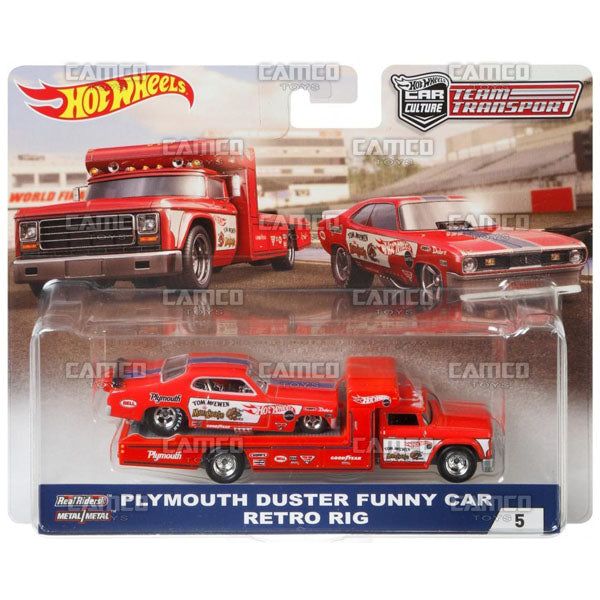 Plymouth Duster Funny Car Retro Rig - 2018 Hot Wheels Sale