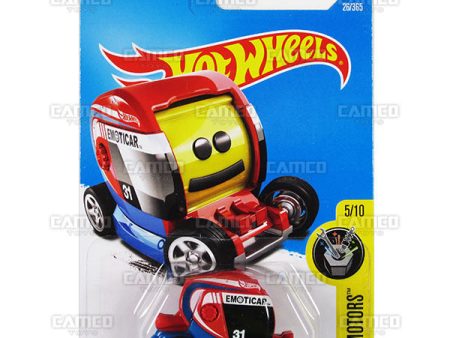 Emoticar #26 red blue - 2017 Hot Wheels Hot on Sale