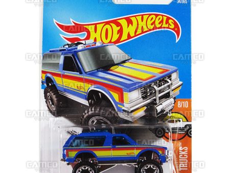 Chevy Blazer 4x4 #34 blue - 2017 Hot Wheels Online