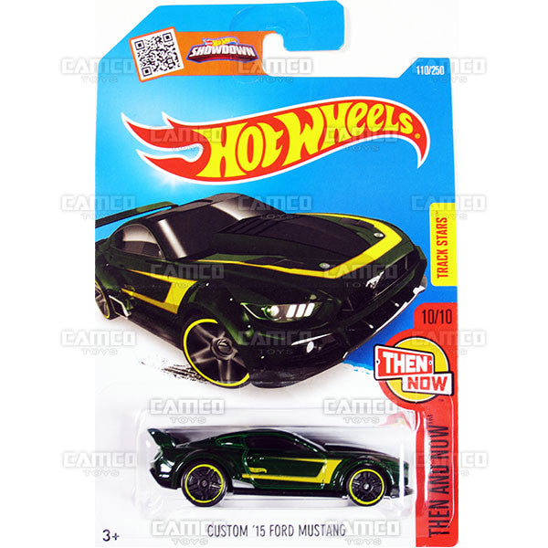 Custom 15 Ford Mustang #110 green - 2016 Hot Wheels Online Sale