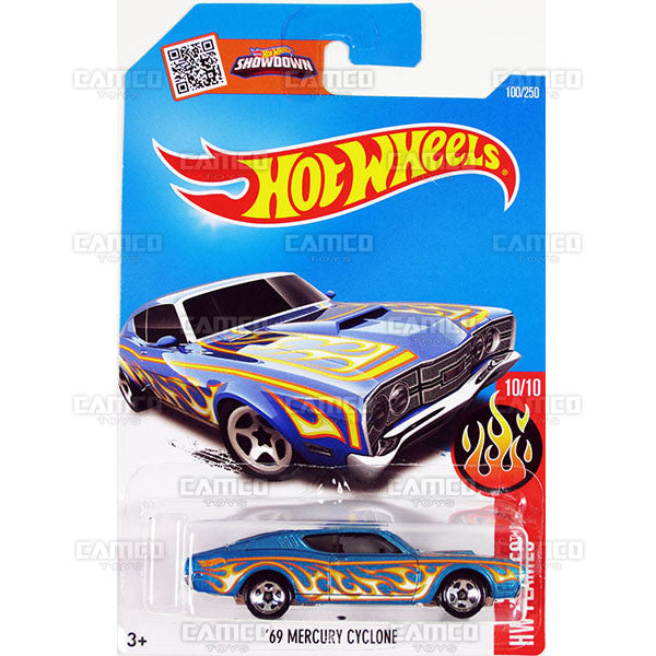 69 Mercury Cyclone #100 blue - 2016 Hot Wheels For Sale