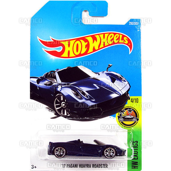 17 Pagani Huayra Roadster #290 blue - 2017 Hot Wheels Sale