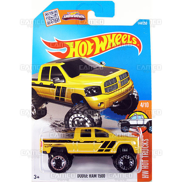 Dodge Ram 1500 #144 Yellow - 2016 Hot Wheels Cheap