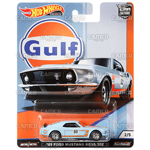 69 Ford Mustang Boss 302 - 2019 Hot Wheels (Gulf) Hot on Sale