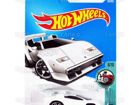 Lamborghini Countach #54 white - 2017 Hot Wheels For Sale